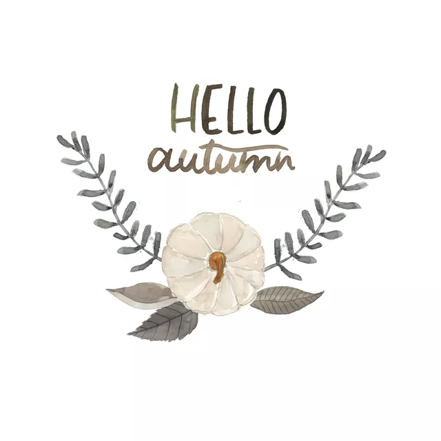 Servietten Cosy Autumn Kürbis Hello