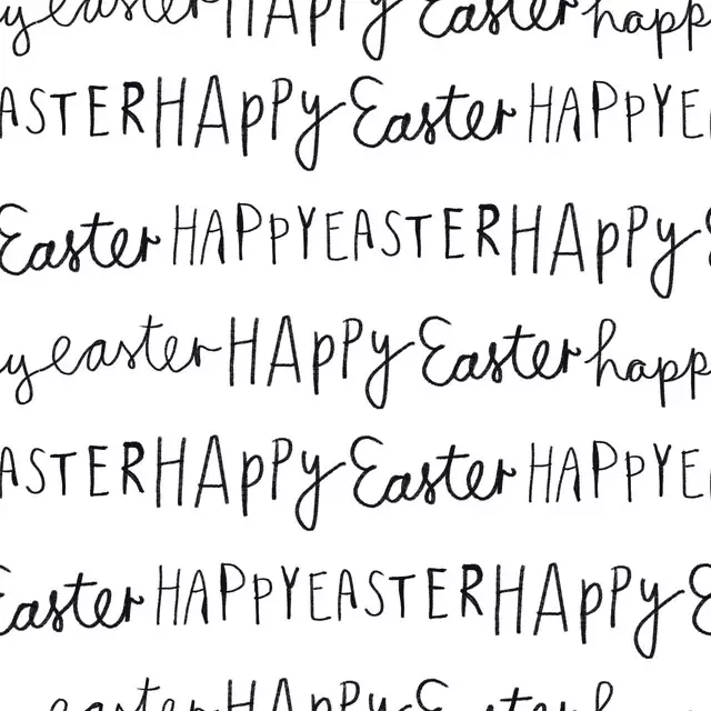Bettwäsche Happy Easter Typo 2