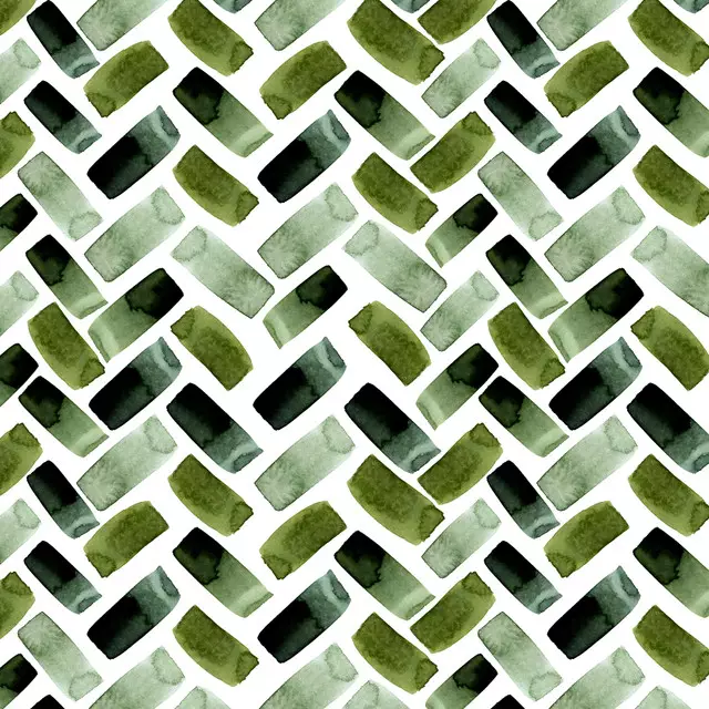 Tischset Herringbone grün