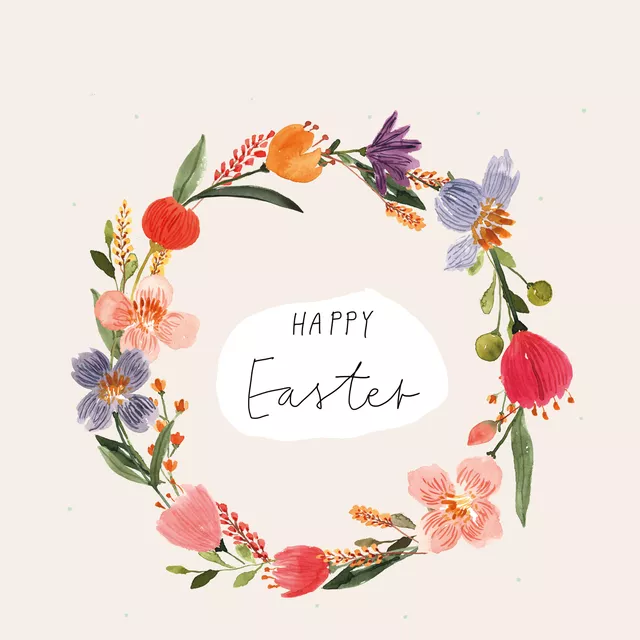 Servietten Easter Fun Wreath