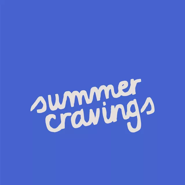 Kissen summer cravings blau