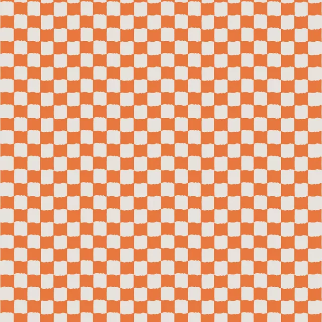 Dekovorhang Kachel-Liebe orange