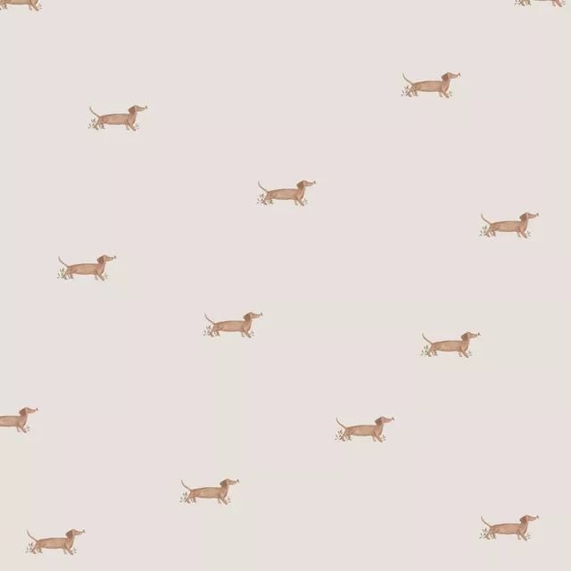 Bodenkissen Happy Dackel pattern