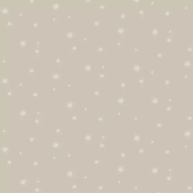 Tischset Papiersterne beige