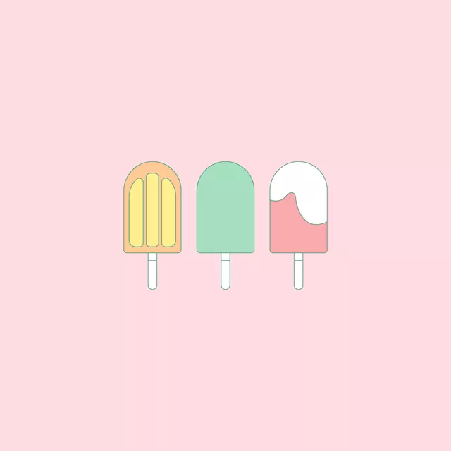 Bettwäsche Vintage Icecream