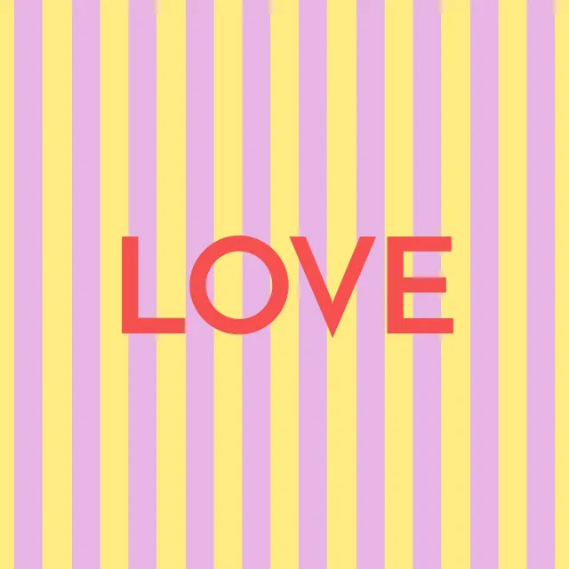Kissen LOVE COLORFUL RED