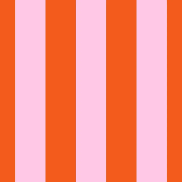 Tischset Bold Stripes Pink Orange