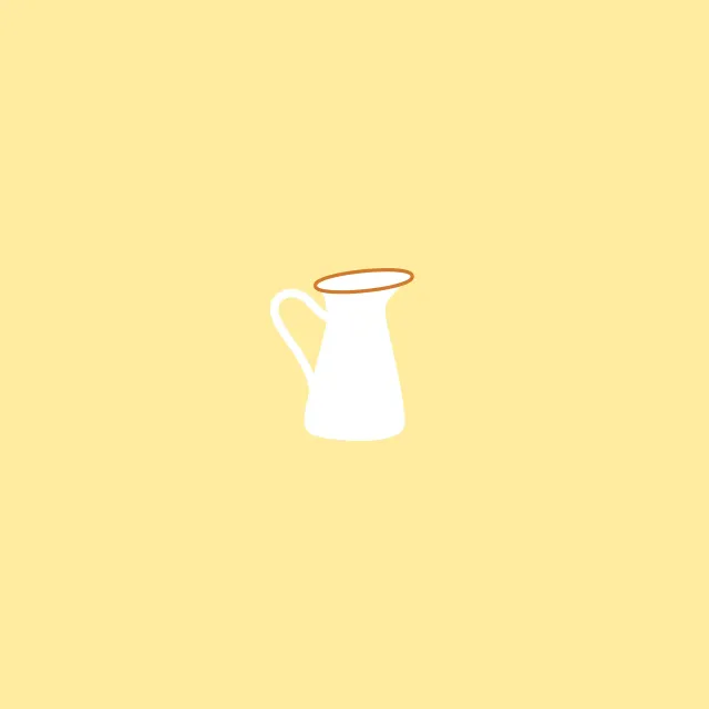 Kissen Milchkanne Yellow