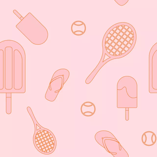 Vintage Pattern Rosa