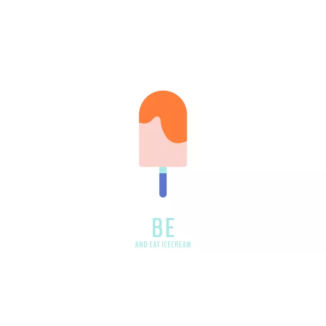 Bettwäsche Be and eat icecream