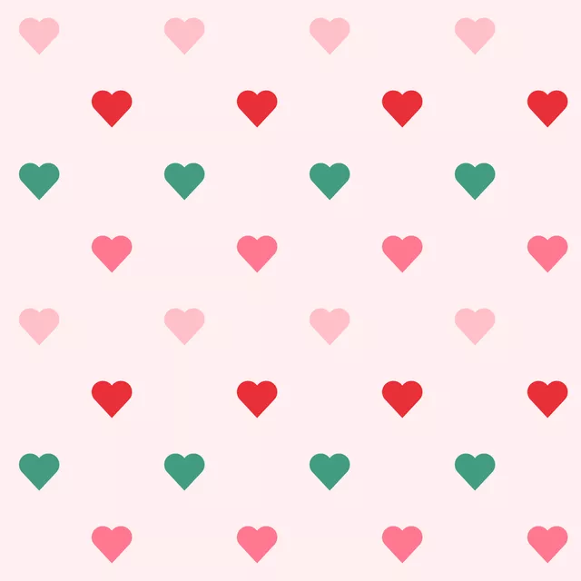 Herz Pattern Linien