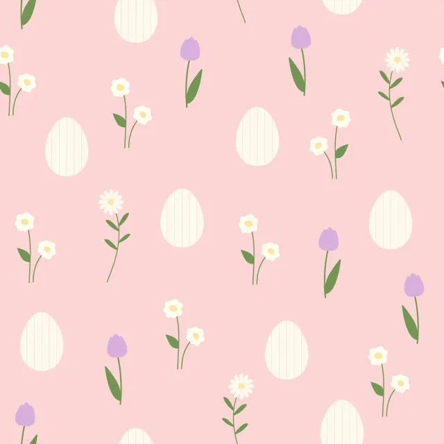 Kissen Ostereier Muster Rosa