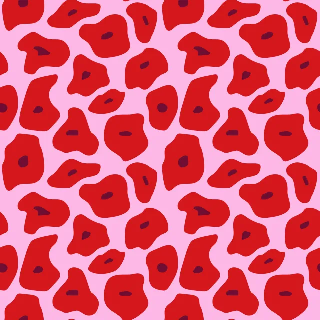 Tischläufer Poppy Pattern Pink Smal