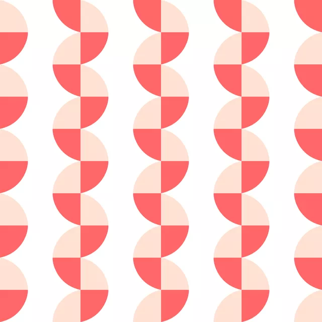 Rows Crossed Red