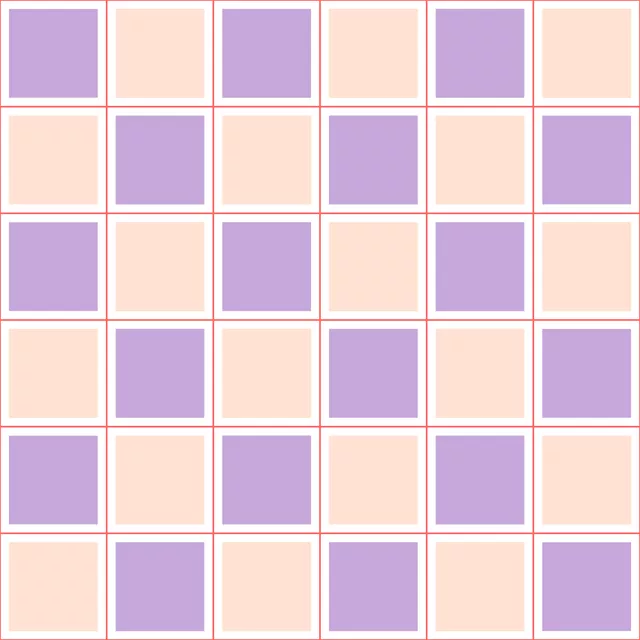 Chessboard Pattern Violet