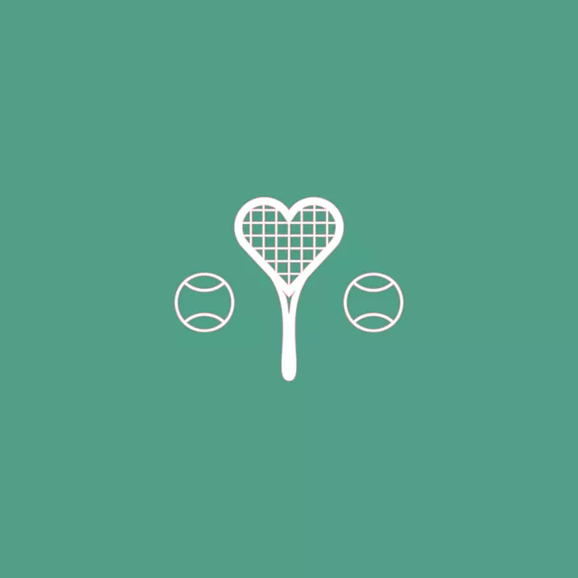 Bettwäsche Vintage Tennis Liebe