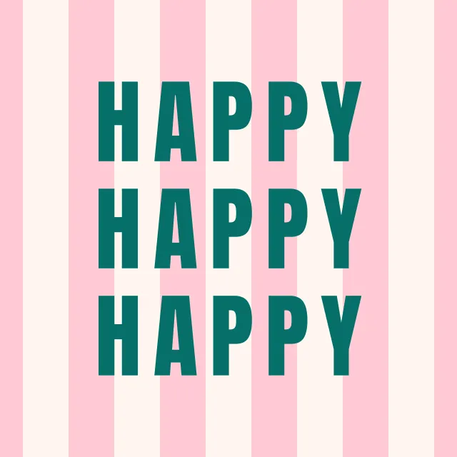 Servietten Happy Happy Happy