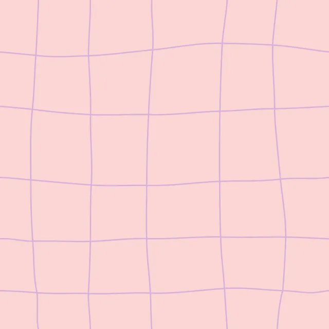 Kissen Karierte Wellen Rosa