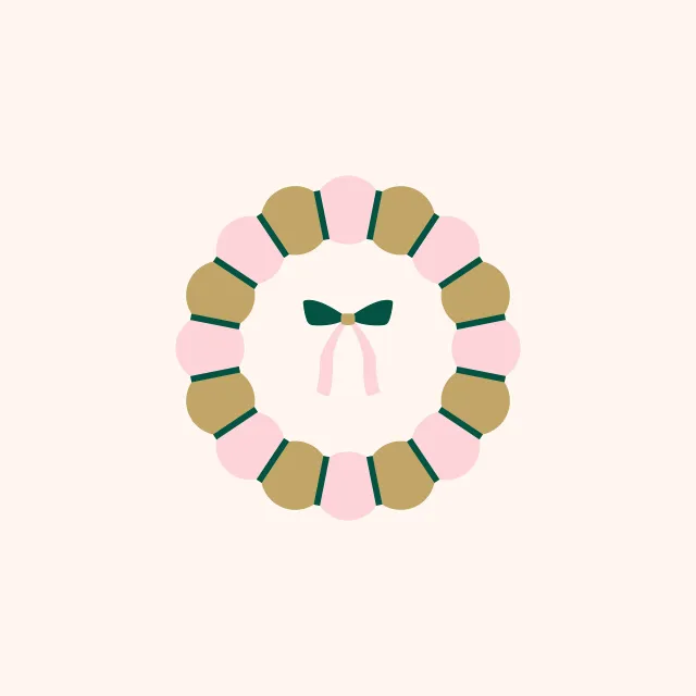 Kissen Gold-Rosa