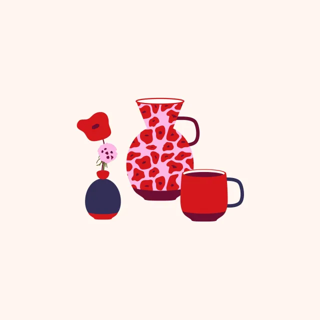 Kissen Poppy as a Still Life