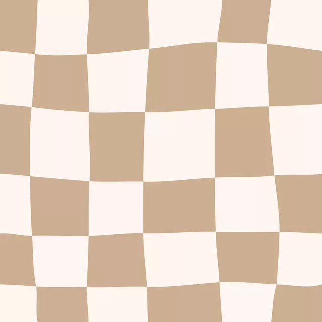 Tischset Crazy Chessboard Natur