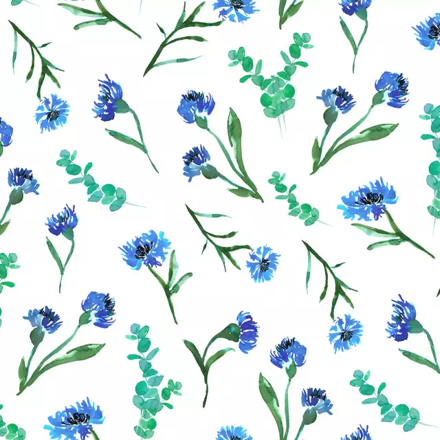 Tischset Kornblume