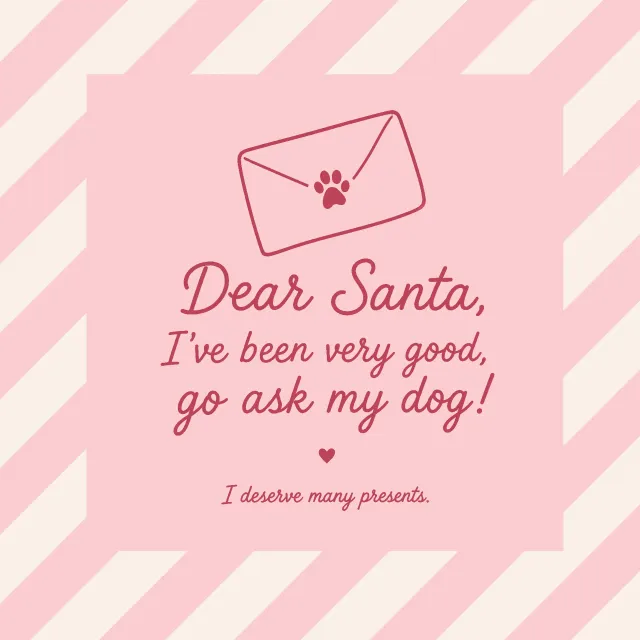 Kissen Dear Santa (Merry little Disco)