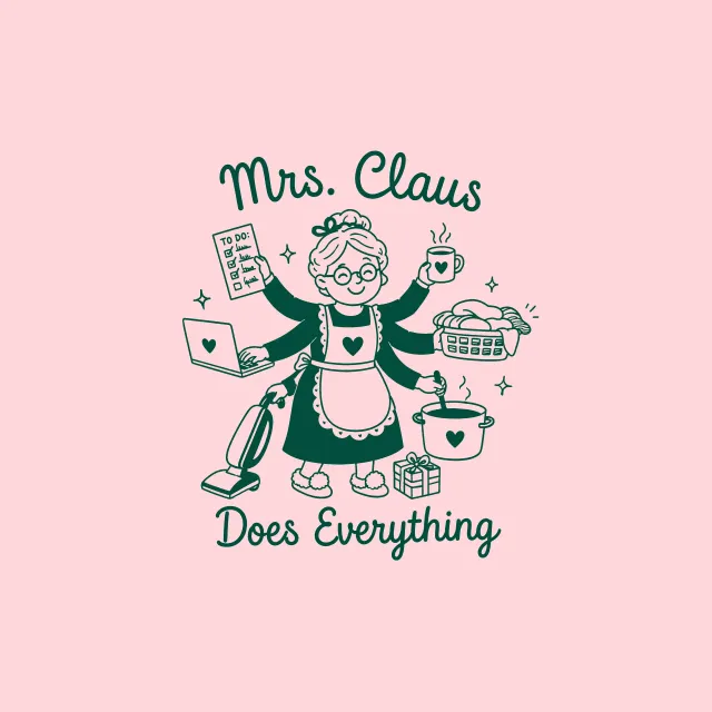 Geschirrtücher Mrs. Claus does everything (Merry little Disco)