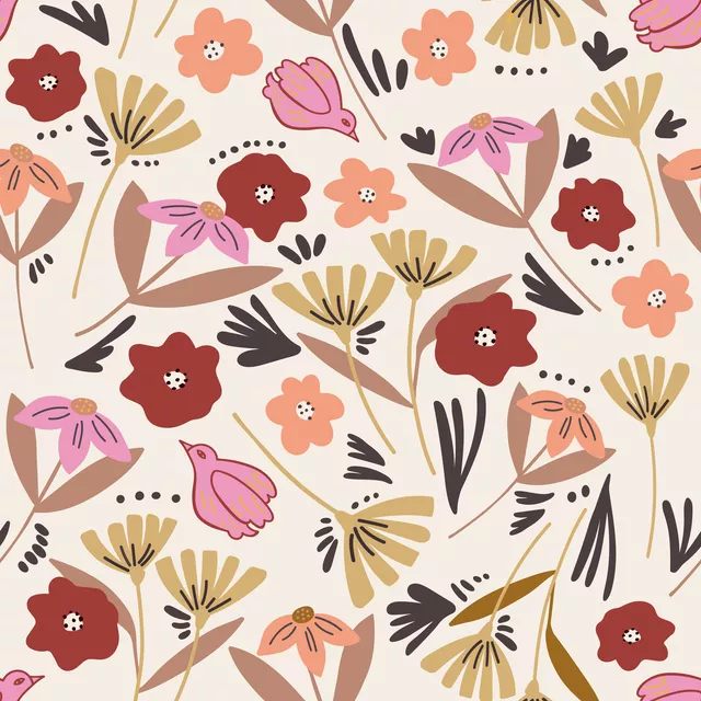 Bankauflage Autumn Flower (neutral)