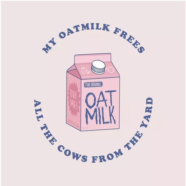 Geschirrtücher My Oatmilk Frees All The Cows