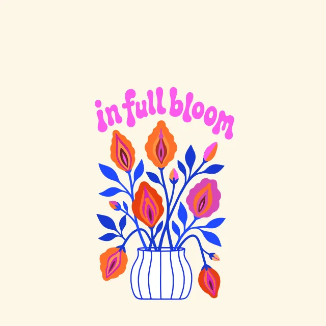 Kissen Bloom Vase