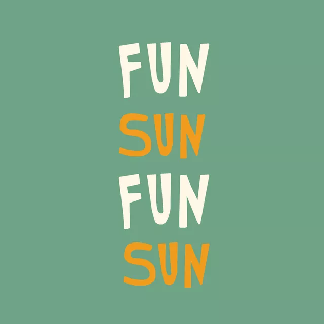 Tischläufer Fun Sun Grün