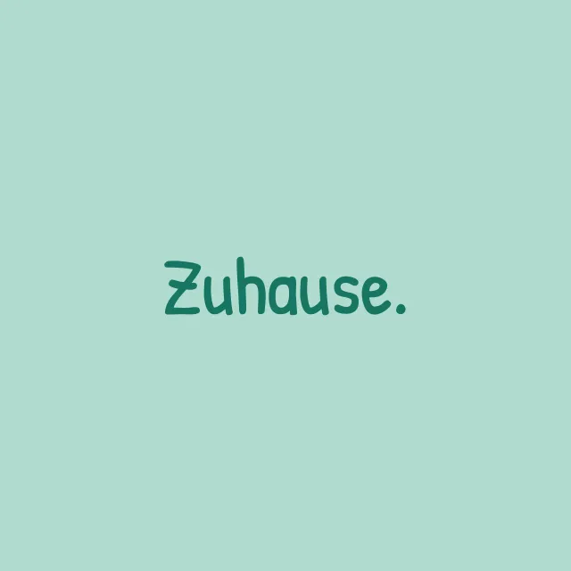 Kissen Zuhause mint grün