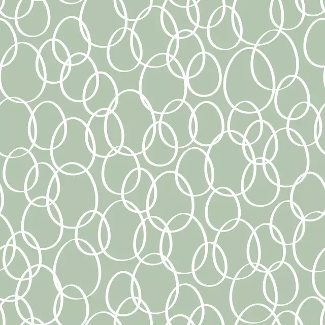 Tischläufer Abstract Easter Shapes Green