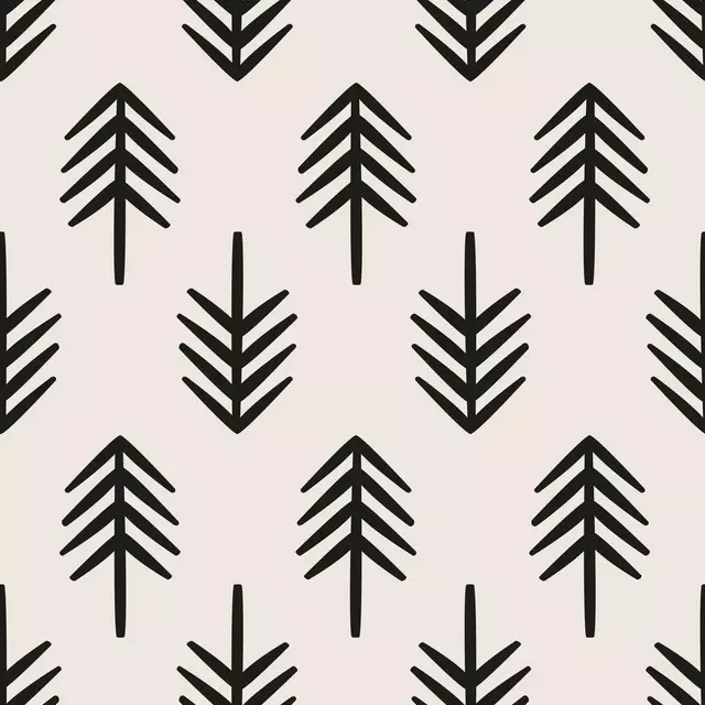 Sitzkissen Boho Forest black