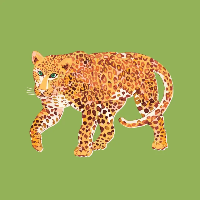 Jungle Leopard green