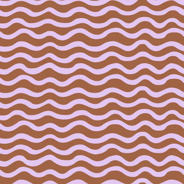 Dekovorhang Bold Waves brown lilac