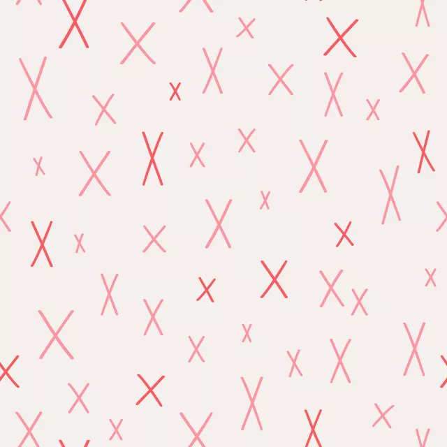 Cool Boho Cross Pattern red