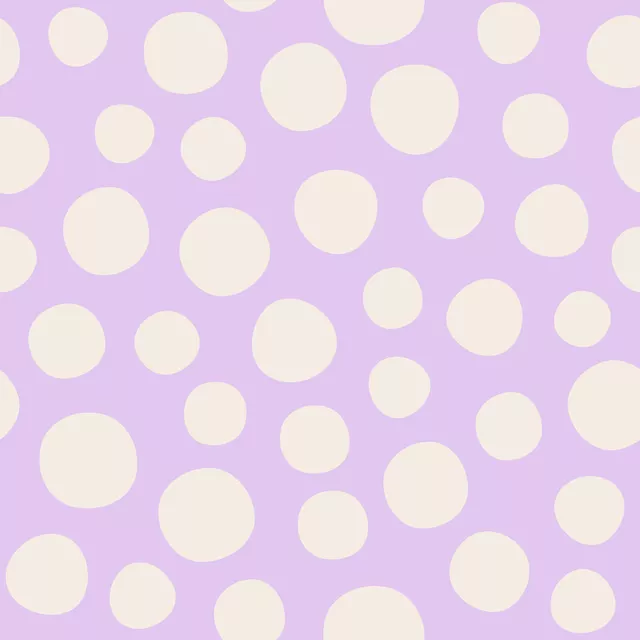 Dekovorhang Happy Dots lilac white