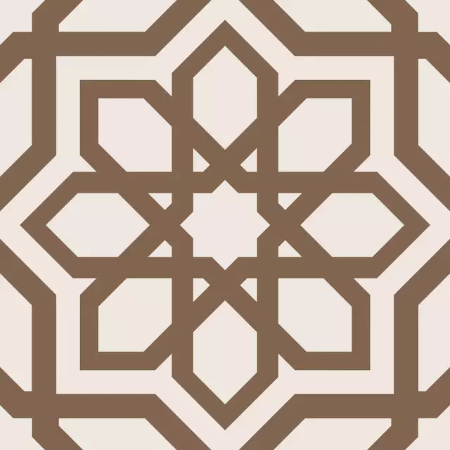 Dekovorhang Boho Tile cocoa