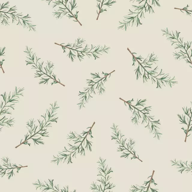Rosmarinzweige beige