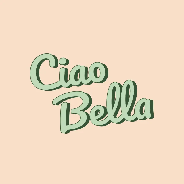 Kissen Ciao Bella beige