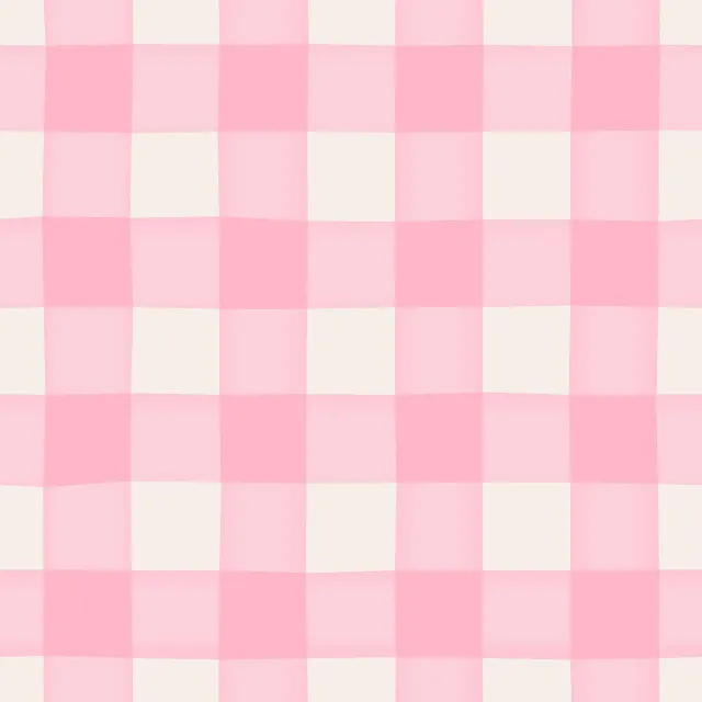 Bankauflage Picnic Checks pink