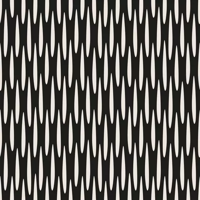Dekovorhang Boho Pine Needles black