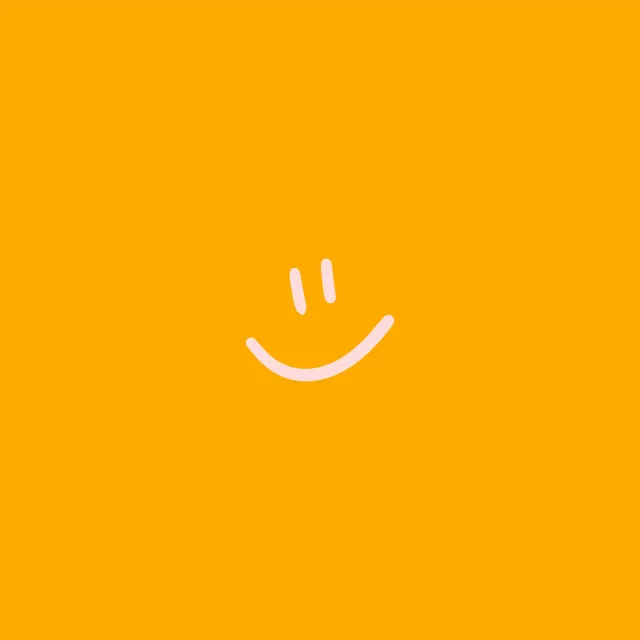 Kissen Happy Face yellow