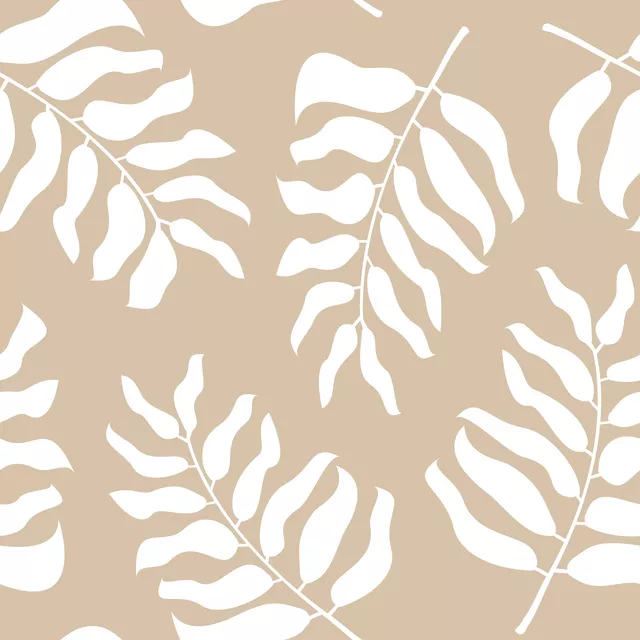Tischläufer Boho Palm Leaves sand