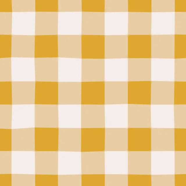 Bettwäsche Mustard Gingham Check