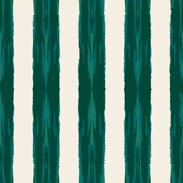 Brushstroke Stripes emerald
