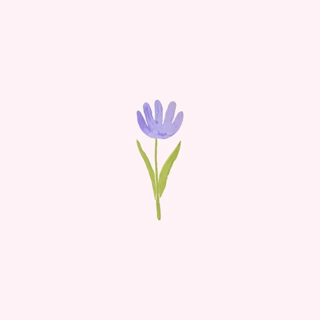 Kissen Tiny Spring Flower lilac