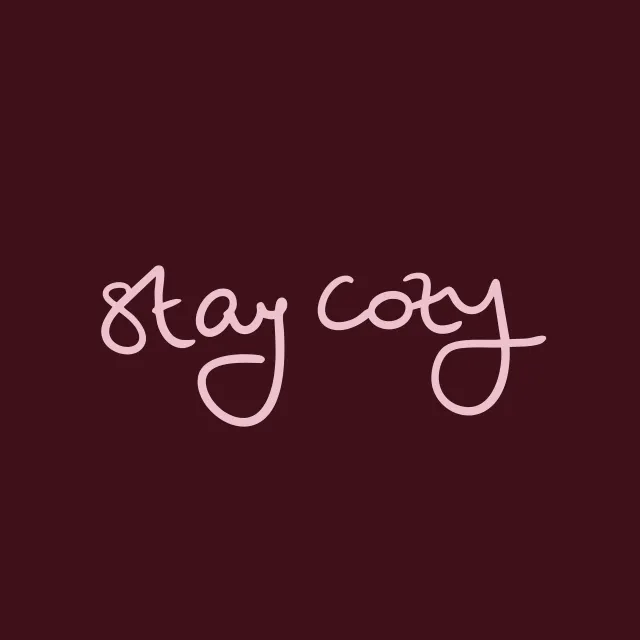 Kissen Stay Cozy berry